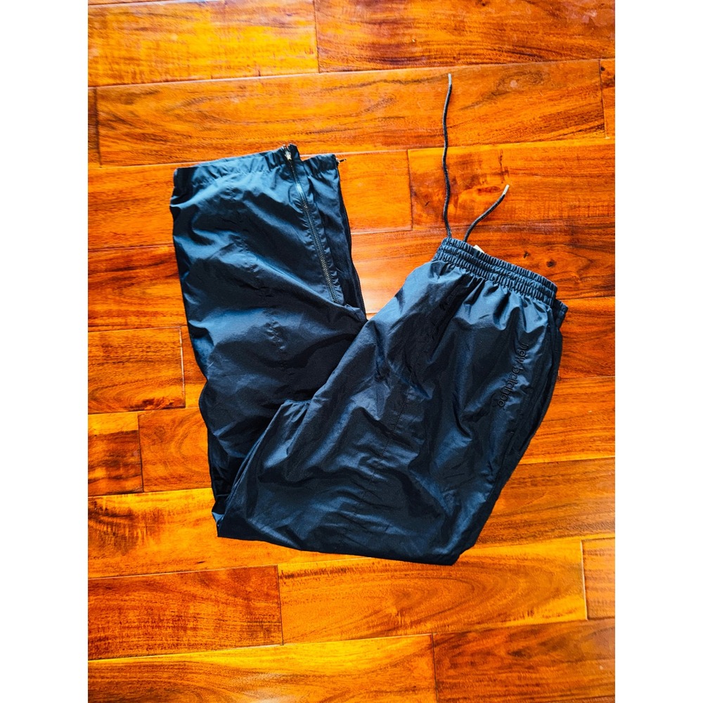 New Balance Track Pants Mens XL Navy Black Excellent Vintage Lined Windpants